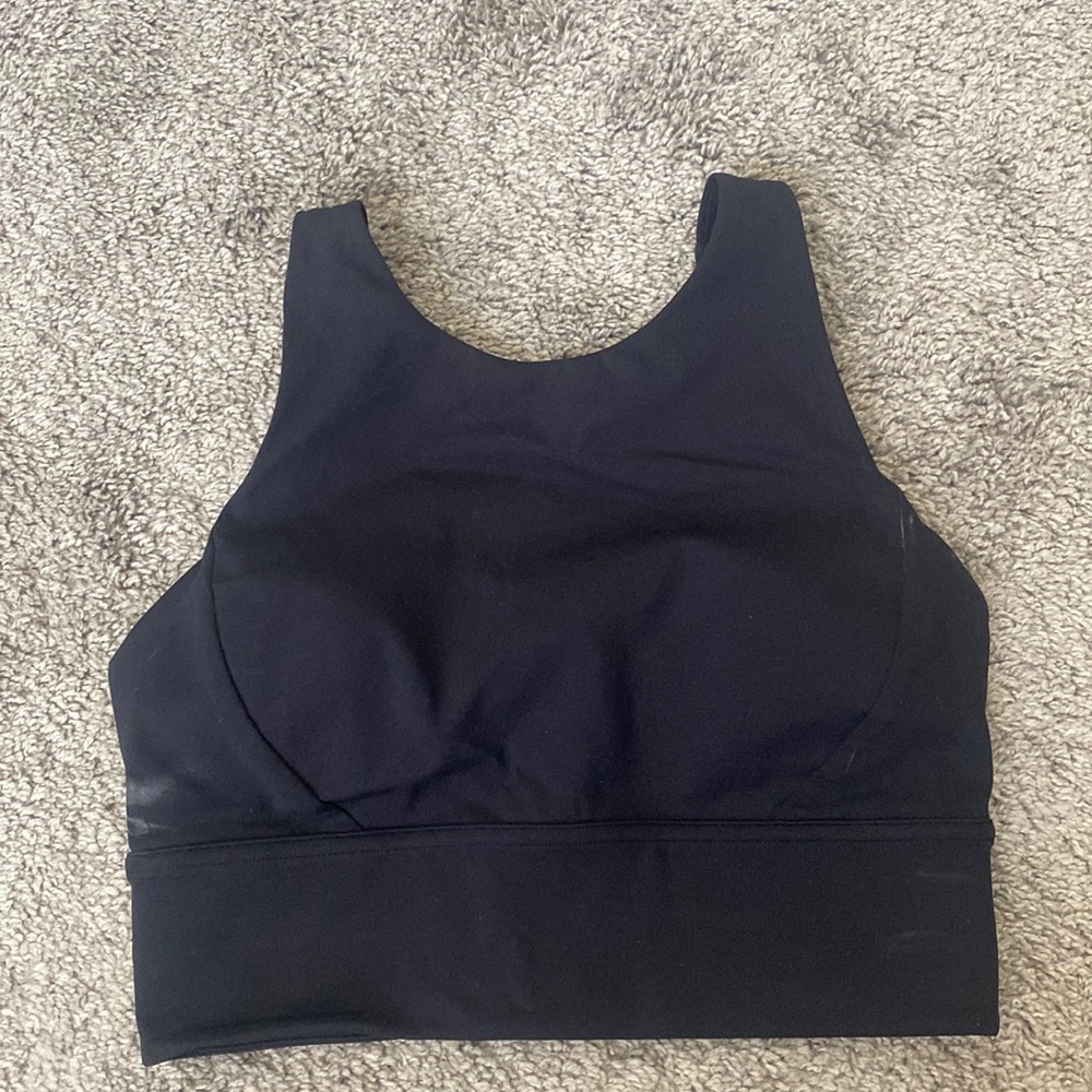 Black Lululemon Sports Bra sz 6